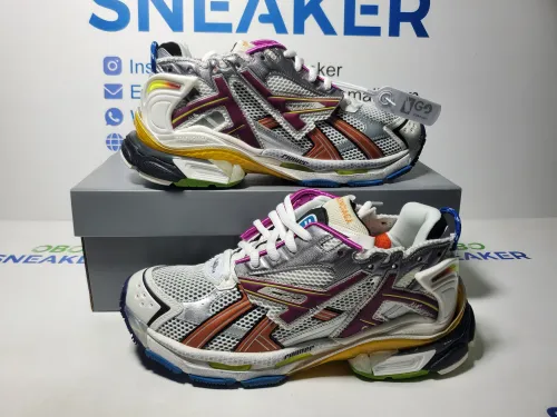 Obosneaker QC Pics ：Top Version Balenciaga Runner Sneaker Color Orange Powder 772767 W3RBW 9168