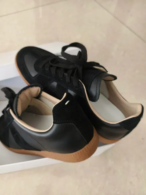 Obosneaker Customer feedback ：Maison Margiela Replica German Army Trainer (GATs) Black Gum S57WS0236P1897900