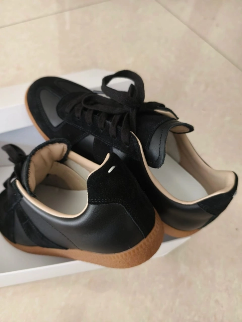 Obosneaker Customer feedback ：Maison Margiela Replica German Army Trainer (GATs) Black Gum S57WS0236P1897900