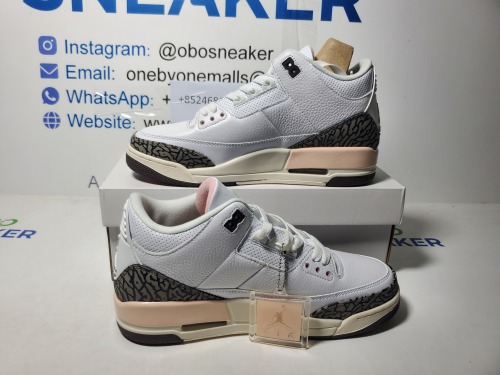Obosneaker QC Pics ：Air Jordan 3 Retro Neapolitan Dark Mocha (Women's) CK9246-102