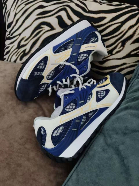 Obosneaker Customer Feedback ： Bottega Veneta Orbit Blue White 816635V55B04058