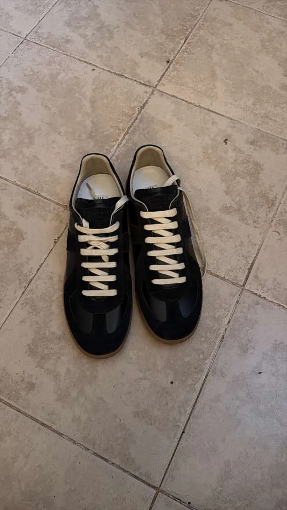 Obosneaker Customer Feedback ：🌟Margiela Reps - Maison Margiela Replica German Army Trainer (GATs) Black Gum🌟