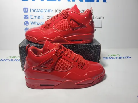 Obosneaker QC Pics ： Jordan 4 Retro 11Lab4 Red 719864-600