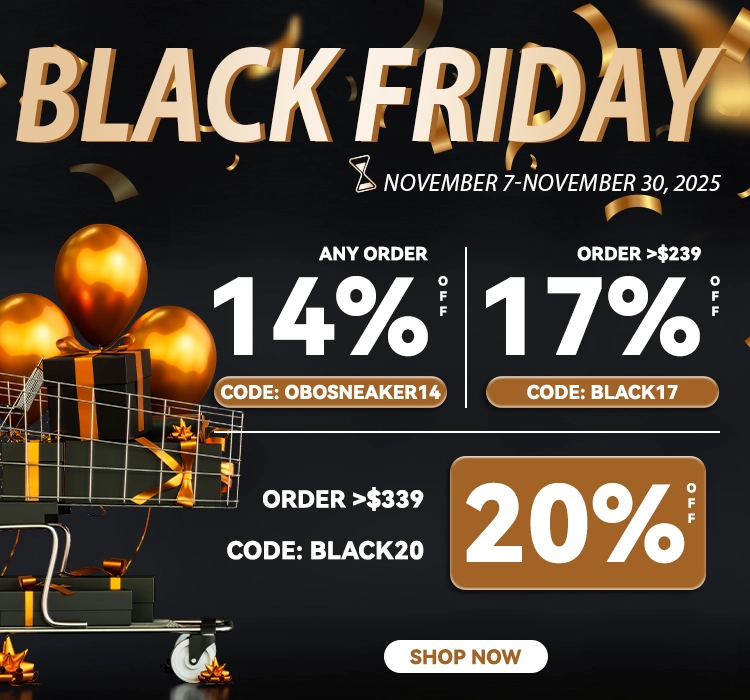 Obosneaker Black Friday Draw: 🎰 Free Draw, Win a Free Order！ 🎰
