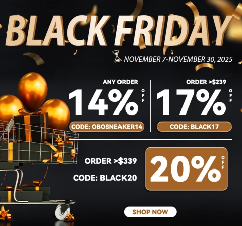 Obosneaker Black Friday Draw: 🎰 Free Draw, Win a Free Order！ 🎰
