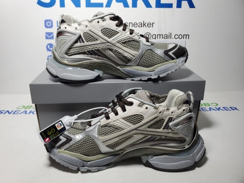 Obosneaker QC Pics ： Balenciaga Runner Sneaker Grey--Brown 772774 W3RMU 2000