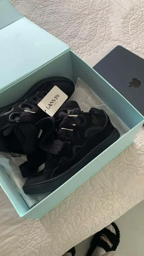 Obosneaker Customer Feedback ：Lanvin Curb Sneaker Black