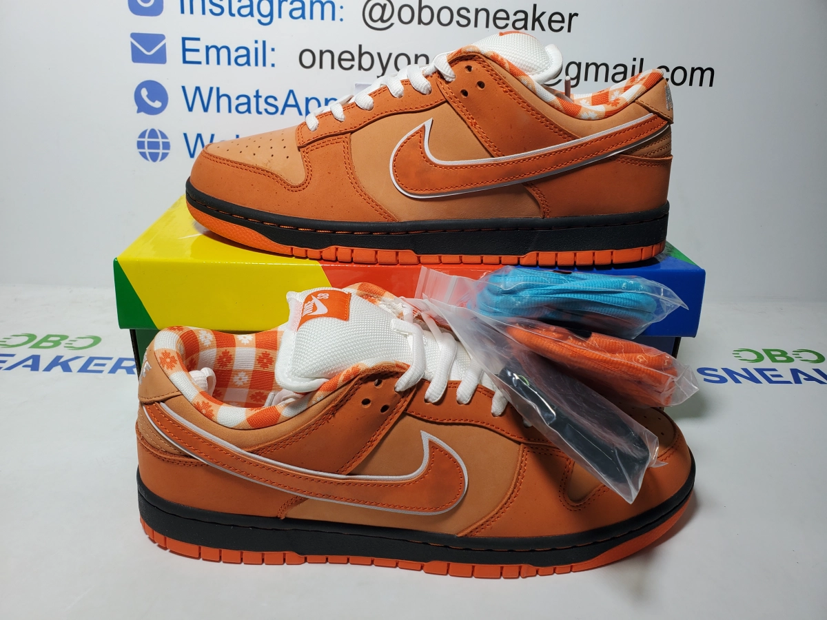 Obosneaker QC Pics ： Nike SB Dunk Low Concepts Orange Lobster FD8776-800