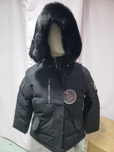 Obosneaker QC Pics ：Moose Knuckles Men's Shearling 3Q Jacket Black