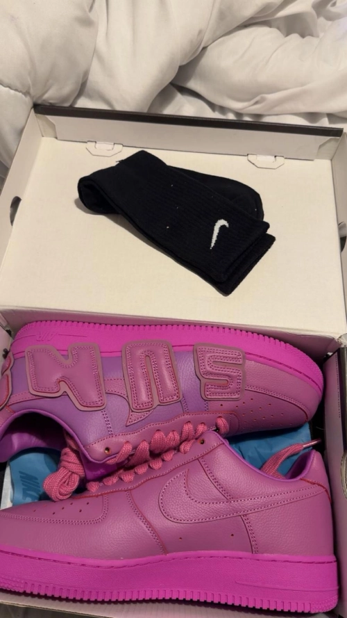Obosneaker Customer Feedback ：Nike Air Force 1 x CPFM Low Premium Fuschia FQ7069-500💖