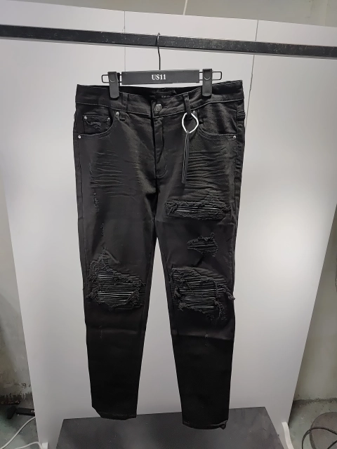 Obosneaker QC Pics ：Amiri Black MX1 Jeans Black