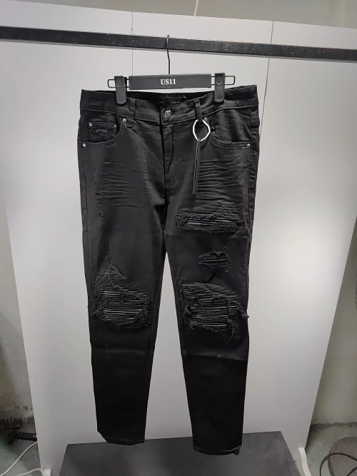 Obosneaker QC Pics ：Amiri Black MX1 Jeans Black