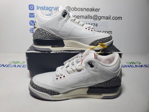 Obosneaker QC Pics :Air Jordan 3 Retro White Cement Reimagined DN3707-100