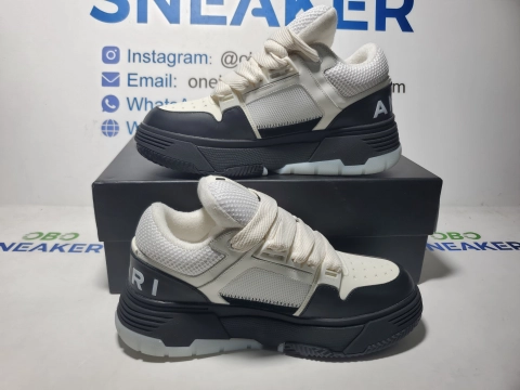 Obosneaker QC Pics :AMIRI MA-1 Panda White Black
