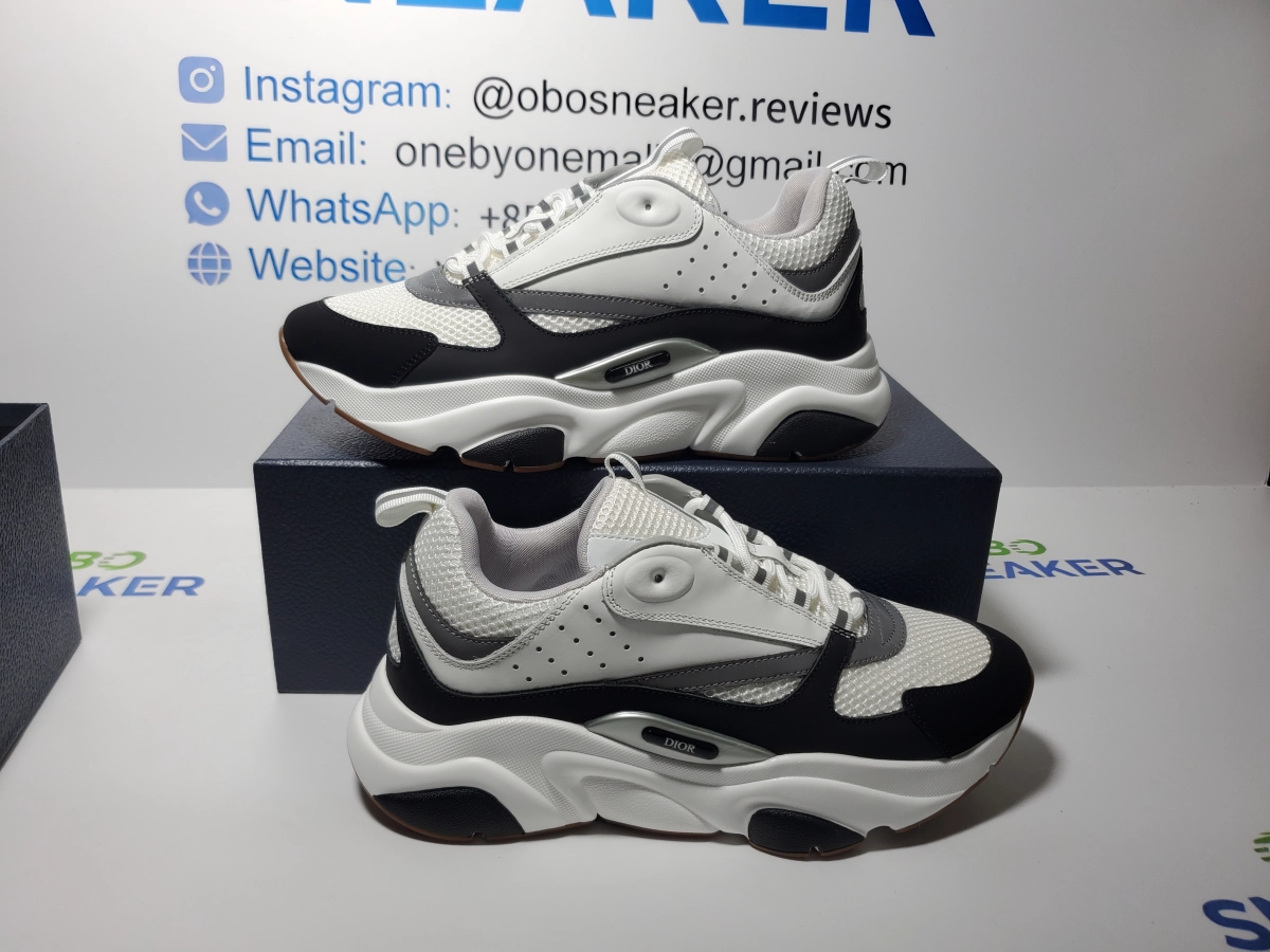 Obosneaker QC Pics ：Dior B22 White Black 3SN231YKB_H968