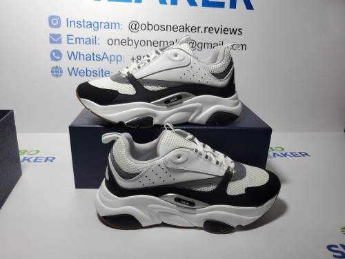 Obosneaker QC Pics ：Dior B22 White Black 3SN231YKB_H968