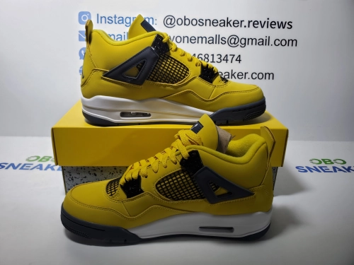 Obosneaker QC Pics ：Jordan 4 Retro Lightning (2006) 314254-702