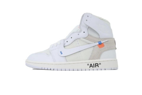 Obosneaker Customer feedback ：OFF WHITE X Air Jordan 1 White AQ0818-100