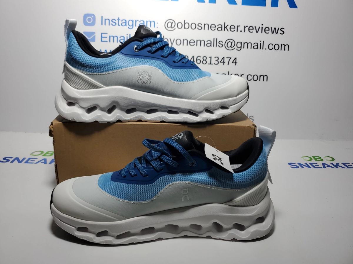Obosneaker QC Pics ：ON Loewe x Cloudtilt White Blue