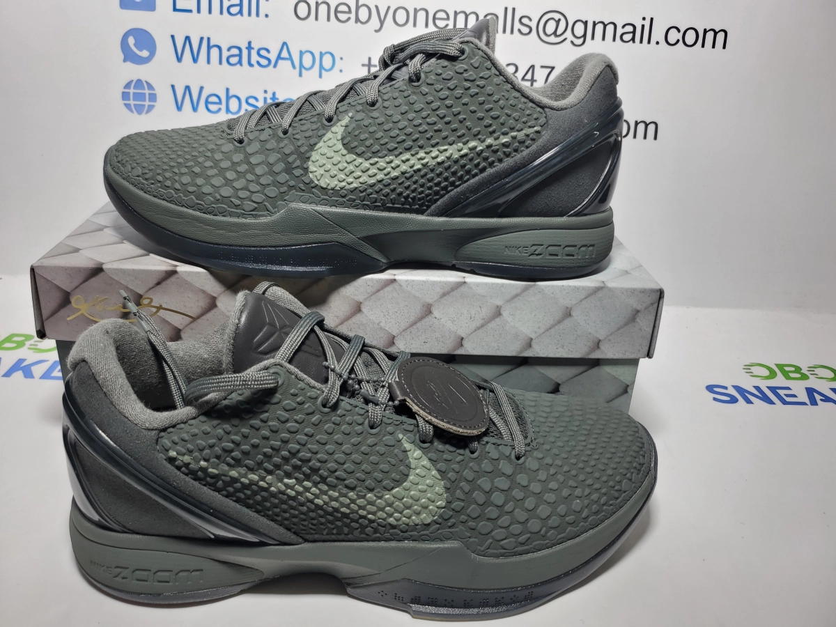 Obosneaker QC Pics ：Nike Kobe 6 Black Mamba Collection Fade to Black 869457-007