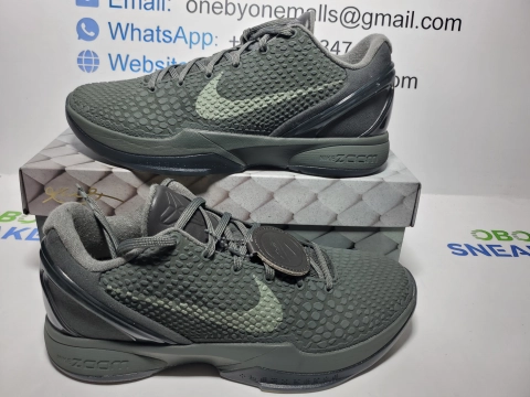 Obosneaker QC Pics ：Nike Kobe 6 Black Mamba Collection Fade to Black 869457-007