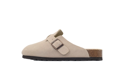 Obosneaker QC Pics ：Birkenstock Boston Soft Footbed Beige 0112574