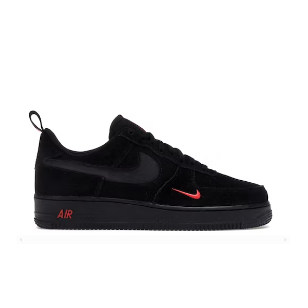  OG Air Force 1 Low Multi-Swoosh Black Orange,DZ4514-001 