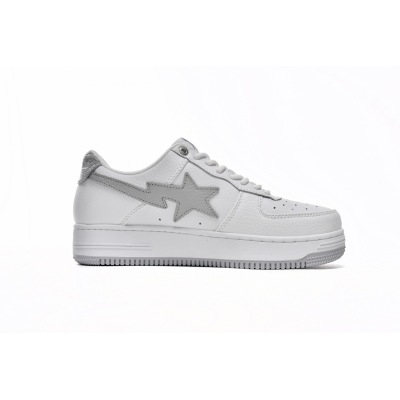 Special Sale A Bathing Ape Bape Sta Low White Grey,1H73-191-921