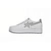 Special Sale A Bathing Ape Bape Sta Low White Grey,1H73-191-921