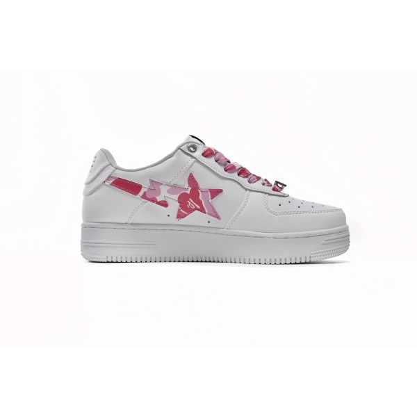 Special Sale A Bathing Ape Bape Sta Low White Red Camouflage,1H20-191-045