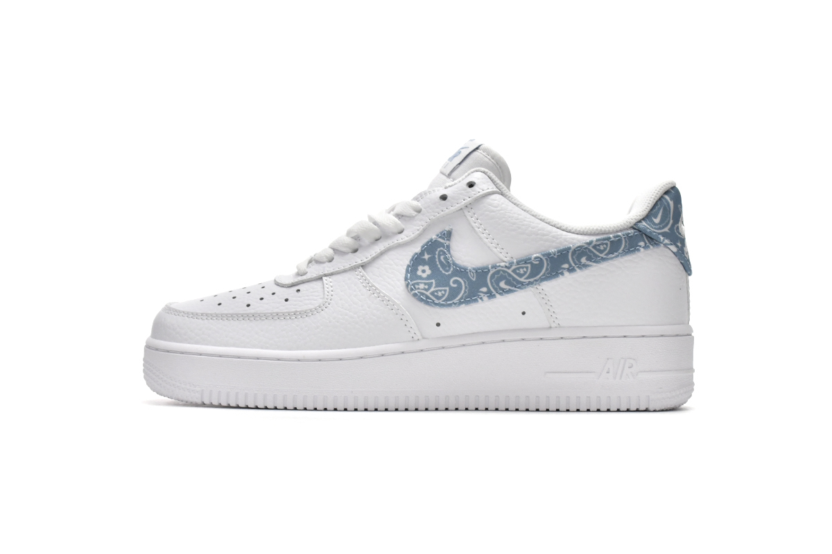Special Sale Air Force 1 Low 07 Essential White Worn Blue Paisley (W),DH4406-100