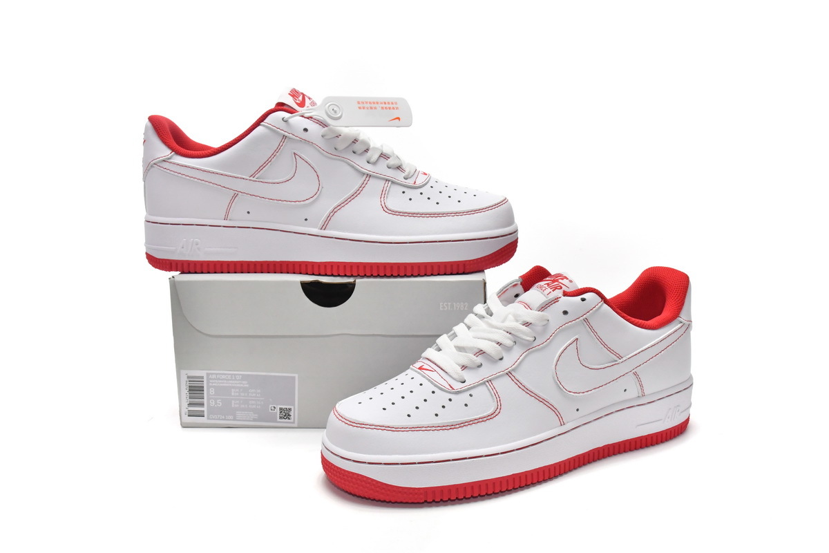 Special Sale Air Force 1 Low 07 White University Red,CV1724-100