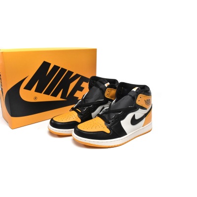 Special Sale Air Jordan 1 High OG Yellow Toe Taxi,555088-711