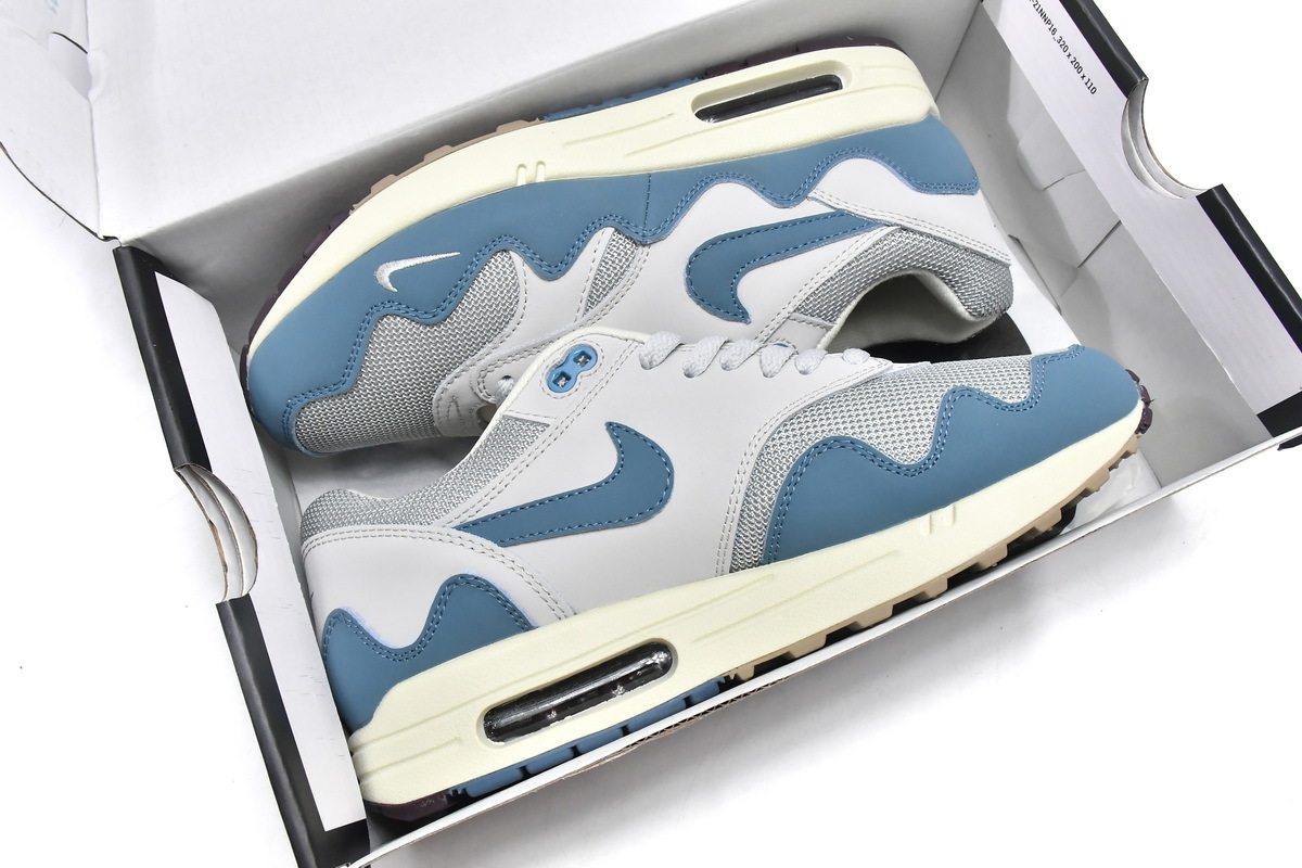 Special Sale Air Max 1 Patta Waves Noise Aqua Grey Orchid,DH1348-004