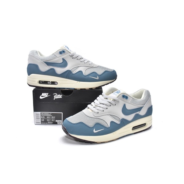 Special Sale Air Max 1 Patta Waves Noise Aqua Grey Orchid,DH1348-004