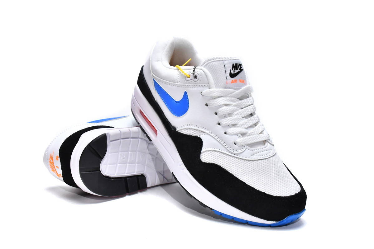 Special Sale Air Max 1 White Photo Blue Black，AH8145-112