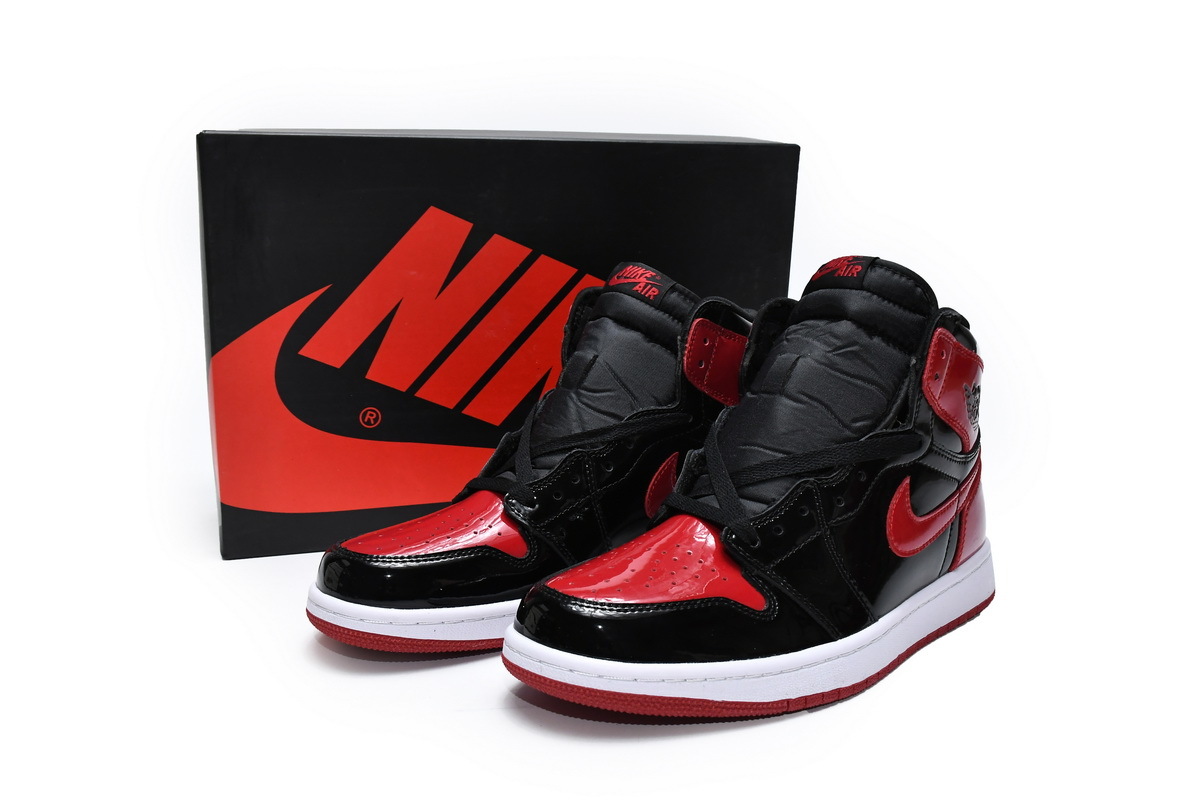 Special Sale Jordan 1 High OG Bred Patent ，555088-063