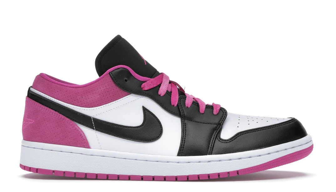 Special Sale Jordan 1 Low Black Active Fuchsia