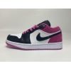 Special Sale Jordan 1 Low Black Active Fuchsia