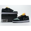 Special Sale Jordan 1 Low Black Aurora Green Laser Orange