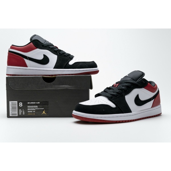 Special Sale Jordan 1 Low Black Toe