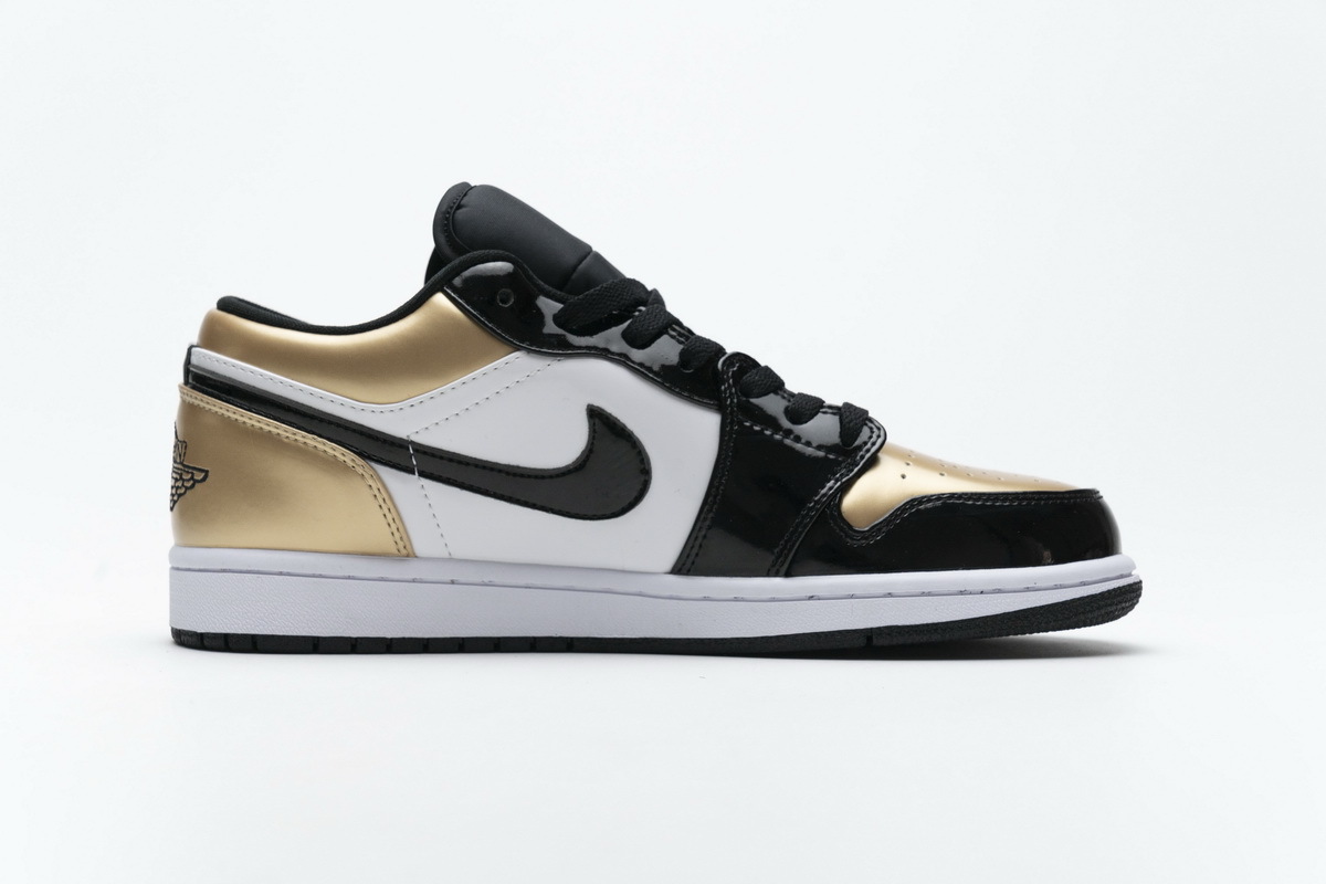Special Sale Jordan 1 Low Gold Toe