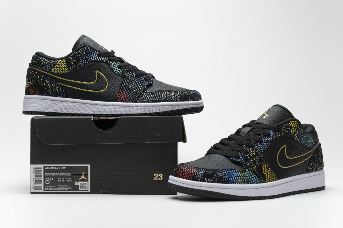 Special Sale Jordan 1 Low Multicolor Snakeskin (W) (2020)
