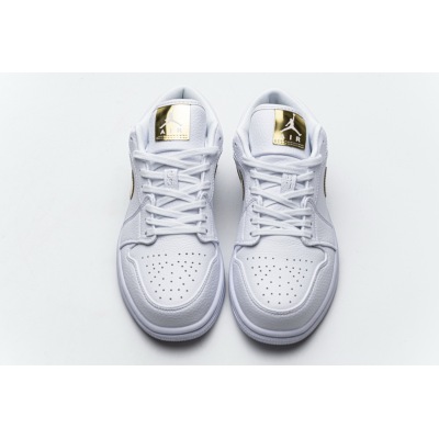 Special Sale Jordan 1 Low White Metallic Gold (W)