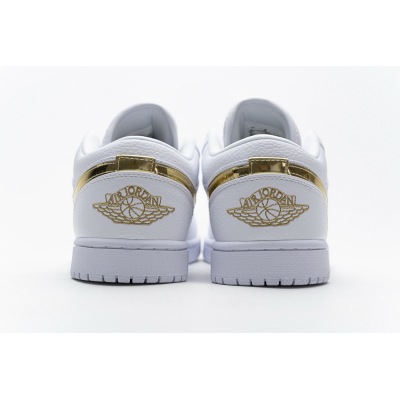Special Sale Jordan 1 Low White Metallic Gold (W)