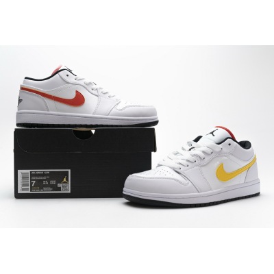 Special Sale Jordan 1 Low White Multi-Color