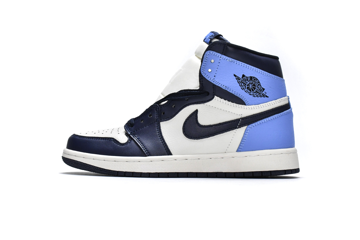 Special Sale Jordan 1 Retro High Obsidian UNC,555088-140