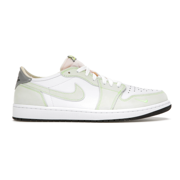 Special Sale Jordan 1 Retro Low White Ghost Green Black