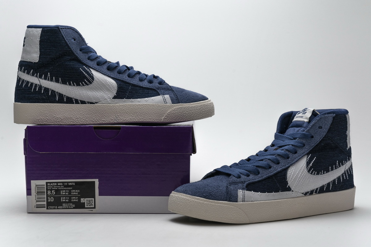 Special Sale SB Zoom Blazer Mid Sashiko Mystic Navy