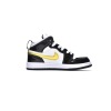 Jordan 1 kids shoes |Jordan 1 Mid PS Black Gold,BQ6932-007